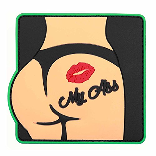 Emblem 3D PVC Kiss my Ass #4103 von VAN OS