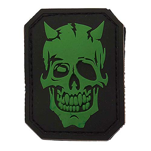 Emblem 3D Rubber Patch Devil Skull von VAN OS