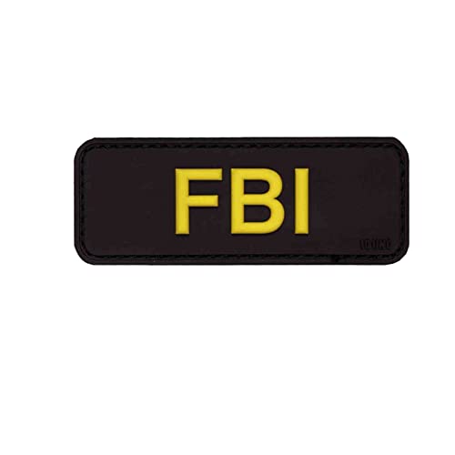 Emblem 3D Rubber Patch FBI von VAN OS