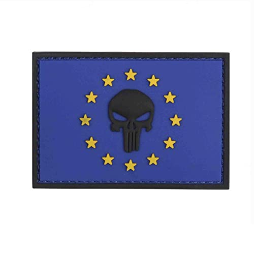 VAN OS Emblem 3D Rubber Patch Punisher EU blau VAN OS Emblem 3D Rubber Patch Punisher EU blau von VAN OS