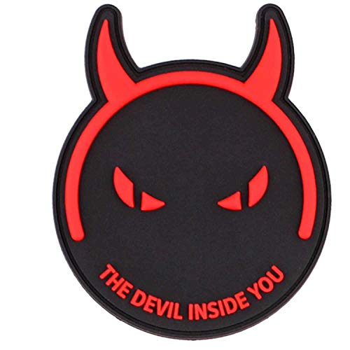 VAN OS Emblem 3D Rubber Patch The Devil Inside You 8,7 x 7,5 cm Klett Abzeichen von VAN OS