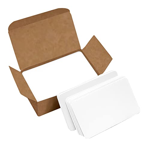 VANRA 300 PCS Kraftpapierkarten Karteikartenset Blanko-Nachrichtenkarte,Speicherkarte Frische Karten mit Box für Lernen,Studium,DIY(Weiß) VANRA 300 PCS Kraftpapierkarten Karteikartenset Blanko-Nachrichtenkarte,Speicherkarte Frische Karten mit Box für Lernen,Studium,DIY(Weiß) von VANRA