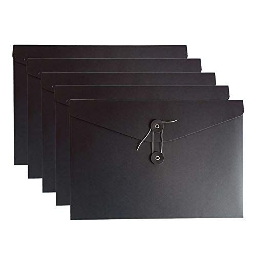 VANRA Dokumenten-Mappen A4, Dokumentenmappe a4 Aus Kraftpapier zum Ordnen, Sortieren,5 Stücke von VANRA
