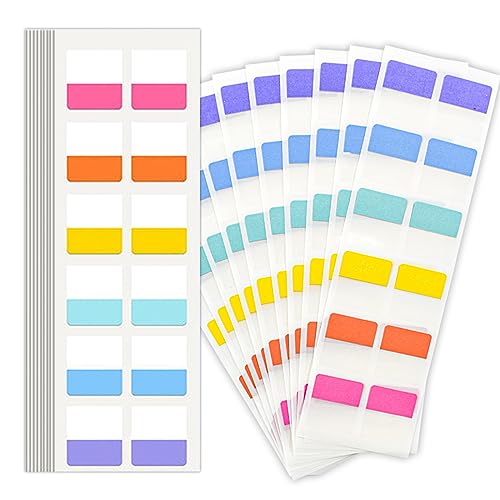 VANRA 840 Stück Haftnotizen, Morandi Haftnotiz-Tabs für Notizbücher, Seitenmarkierungen, selbstklebende Flaggen-Tabs, farbige Leseetiketten, Seitenmarkierungen zum Lesen von Büchern, Notizen von VANRA