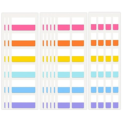 VANRA Morandi Haftnotiz-Tabs für Notizbücher, Seitenmarkierungen, selbstklebende Flaggen-Tabs, farbige Leseetiketten, Seitenmarkierungen zum Lesen von Büchern, Notizen machen, 1020 Stück von VANRA