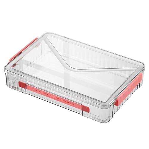 VANRA Transparente Aktenbox mit Verriegelungsdeckeln, stapelbar, Projektkoffer, Organizer, Kunststoff, stapelbares Dateisystem, Büro, Zeitschriften, Aufbewahrungsbehälter, Schulbedarf, Behälter, VANRA Transparente Aktenbox mit Verriegelungsdeckeln, stapelbar, Projektkoffer, Organizer, Kunststoff, stapelbares Dateisystem, Büro, Zeitschriften, Aufbewahrungsbehälter, Schulbedarf, Behälter, von VANRA