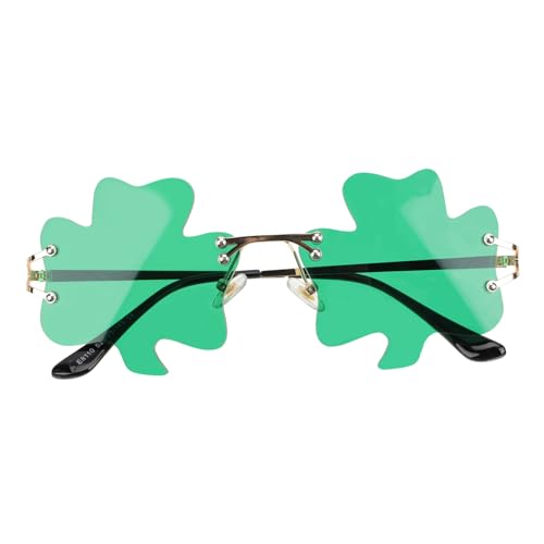 VANZACK 1 Paar Saint Patrick's Day Dekorative Brille mit Design Lustige Kostüm Accessoires für Partys Fotos Leichte Wiederverwendbare Partybrille von VANZACK