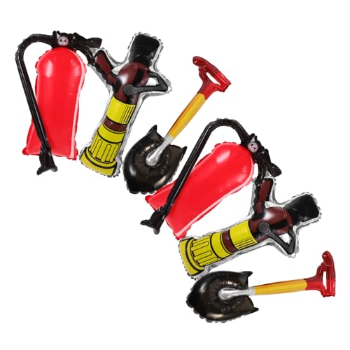 VANZACK 1 Satz Feuerwehr Party Ballons Feuerwehrlöscher Luftballons Aufblasbare Schaufel und Hydrant Dekoration für Feuerwehr Themenfeiern für Kindergeburtstage und Events VANZACK 1 Satz Feuerwehr Party Ballons Feuerwehrlöscher Luftballons Aufblasbare Schaufel und Hydrant Dekoration für Feuerwehr Themenfeiern für Kindergeburtstage und Events von VANZACK