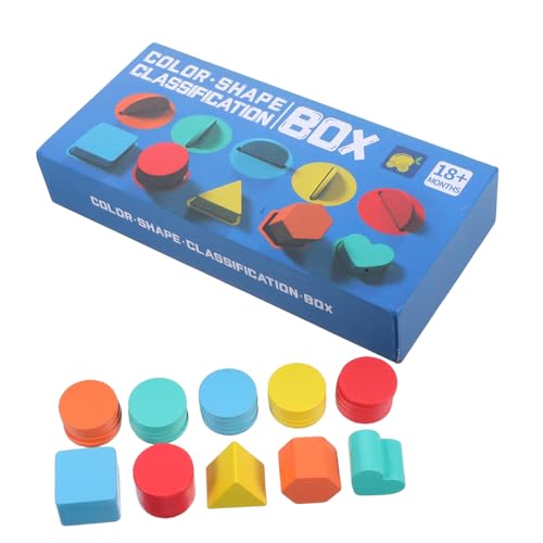 VANZACK 1 Schachtel Montessori Holz Sortierbox Farb Formerkennung Lernspielzeug für Kleinkinder Feinmotorik Hand SEH Koordination Logisches Denken Spielerisch Frühkindliches Lernen VANZACK 1 Schachtel Montessori Holz Sortierbox Farb Formerkennung Lernspielzeug für Kleinkinder Feinmotorik Hand SEH Koordination Logisches Denken Spielerisch Frühkindliches Lernen von VANZACK