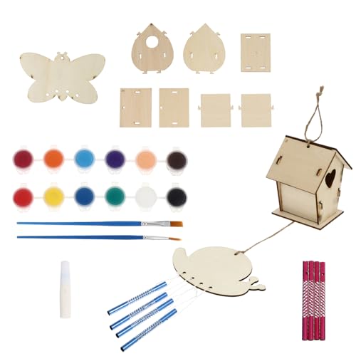 VANZACK 1 Set DIY Vogelhaus Aus Holz Für Ihr Outdoor Vogelhaus Nest Garten Kinderdekoration Aus Dekorativer Farbe Puzzle Vogelhaus DIY Holzhandwerk DIY Zufällige Farbe VANZACK 1 Set DIY Vogelhaus Aus Holz Für Ihr Outdoor Vogelhaus Nest Garten Kinderdekoration Aus Dekorativer Farbe Puzzle Vogelhaus DIY Holzhandwerk DIY Zufällige Farbe von VANZACK