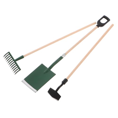 VANZACK 1 Set Farmwerkzeuge Modell Puppenhaus Puppenhaus Bauernhof Gartenzubehör Gartenhandwerkzeuge Grabspielzeug Gartenhacke Werkzeug Anfänger Gartenwerkzeuge Tragbares Gartenwerkzeug von VANZACK