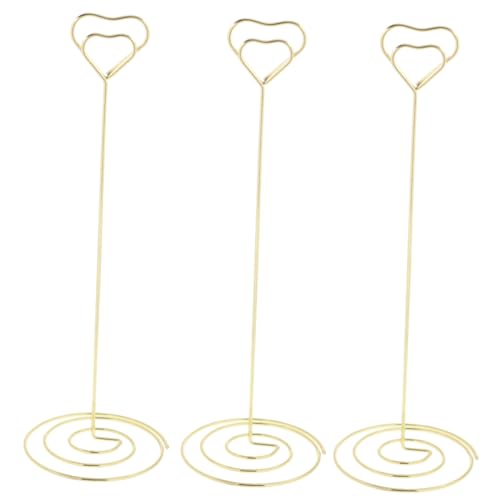 VANZACK 10 Stück Herzform Tischkartenhalter 22 Cm – Elegante Draht-Clip Für Fotos & Menükarten – Ideal Für Hochzeit - Geburtstag & Festlichkeiten – Goldene Tischdeko VANZACK 10 Stück Herzform Tischkartenhalter 22 Cm – Elegante Draht-Clip Für Fotos & Menükarten – Ideal Für Hochzeit - Geburtstag & Festlichkeiten – Goldene Tischdeko von VANZACK