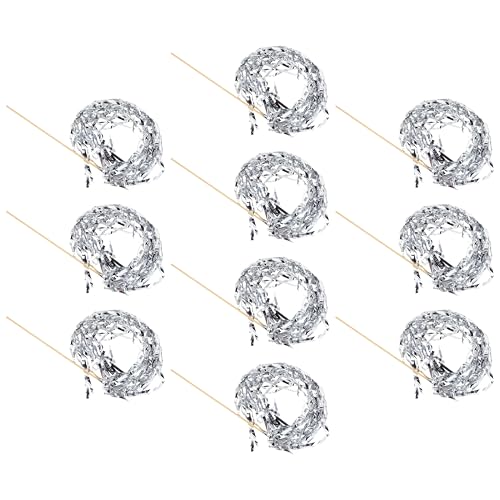 VANZACK 10 Stück Leuchtende Tinsel Sticks Glühende Fairy Wands für Hochzeiten Geburtstagsfeiern Neujahr und Festliche Anlässe von VANZACK