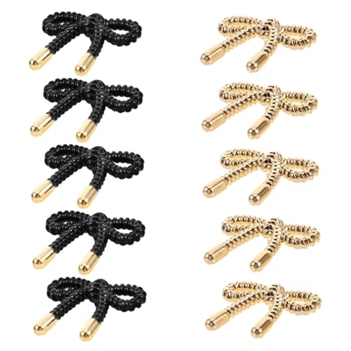 VANZACK 10 Stück Metall Bowknot Knöpfe für Damen Diy Nähknöpfe Verzierte Kleidung für Pullover Mäntel von VANZACK