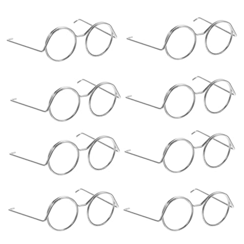 VANZACK 10 Stück Teiliges Miniatur Puppenbrillen aus Robustem Metall Leichte Lustige Winzige Brillen ohne Gläser als Niedliches Puppen zubehör für Kreativität und Puppenmode VANZACK 10 Stück Teiliges Miniatur Puppenbrillen aus Robustem Metall Leichte Lustige Winzige Brillen ohne Gläser als Niedliches Puppen zubehör für Kreativität und Puppenmode von VANZACK