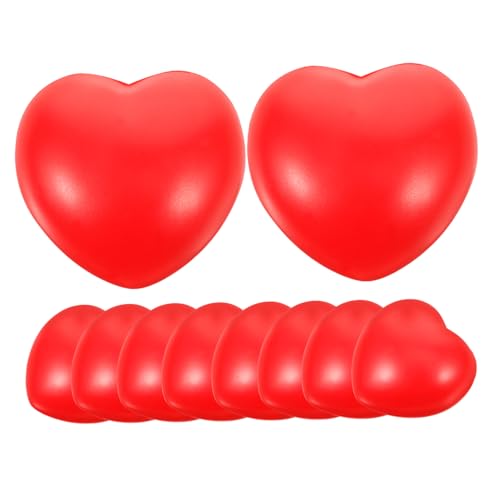 VANZACK 10 Stück Teiliges Roter Herz Stressbälle für Elastische Schaumstoffspielzeuge für Stressabbau für Geburtstage und Feiertage VANZACK 10 Stück Teiliges Roter Herz Stressbälle für Elastische Schaumstoffspielzeuge für Stressabbau für Geburtstage und Feiertage von VANZACK