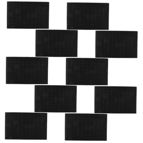 VANZACK 10Er Schachtel Schwammmatte Schmuckeinlage Ohrring-Schwammpolster Schwamm-Ohrring-Pad Schmuckschwamm-Einlegematten Einlegepolster für Schmuckbeutel Ringeinsatz Display-Pad Schwarz VANZACK 10Er Schachtel Schwammmatte Schmuckeinlage Ohrring-Schwammpolster Schwamm-Ohrring-Pad Schmuckschwamm-Einlegematten Einlegepolster für Schmuckbeutel Ringeinsatz Display-Pad Schwarz von VANZACK