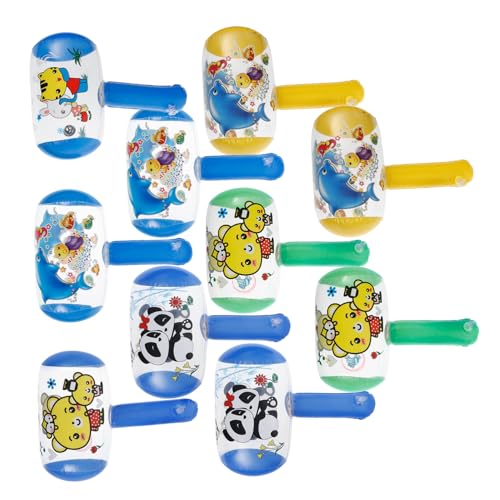 VANZACK 10Stücke Aufblasbarer Hammer mit Glocke Kreatives und Lustiges Kinderhammer für Partys und Outdoor Aktivitäten für Jungen und Zufällige Farben VANZACK 10Stücke Aufblasbarer Hammer mit Glocke Kreatives und Lustiges Kinderhammer für Partys und Outdoor Aktivitäten für Jungen und Zufällige Farben von VANZACK