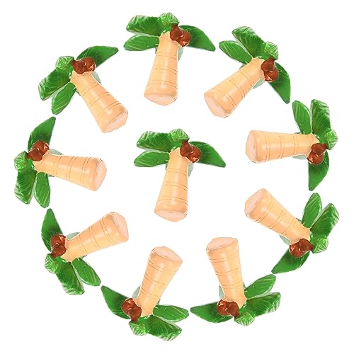 VANZACK 10Stücke Mini Kokosnüsse Baummodelle für Strand Deko Realistische Kokosnussbaum Ornamente für Tischdekorationen für Mini VANZACK 10Stücke Mini Kokosnüsse Baummodelle für Strand Deko Realistische Kokosnussbaum Ornamente für Tischdekorationen für Mini von VANZACK