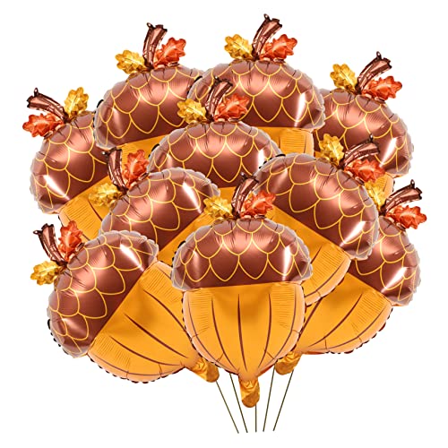 VANZACK 10stücke Dekorative Kiefernzapfen Folienluftballons Herbst Ernte Festival Dekoration Luftballons Für Thanksgiving Party VANZACK 10stücke Dekorative Kiefernzapfen Folienluftballons Herbst Ernte Festival Dekoration Luftballons Für Thanksgiving Party von VANZACK