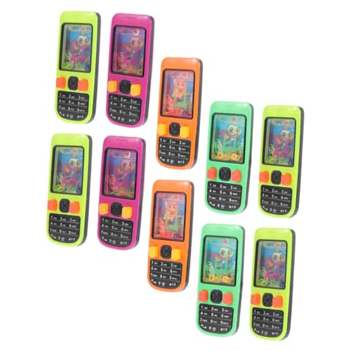 VANZACK 10stücke Handheld Wasser-Ring-wurfspielzeug Für Junge Mädchen Erwachsene Und Mädchen Bunte Wasser-Spiele Für Partytüten Und Goodie Bags Kreatives Handy-Design von VANZACK