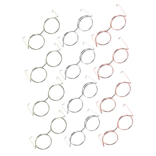 VANZACK 12 Stück Brille Spielzeugzubehör Dekorativ Puppe Mini Winzig Brillen Fotografie Requisiten Lustige Brillendekore Gefälschte Kinderbrille Gläser Für Den Heimwerkerbedarf Kupferkabel VANZACK 12 Stück Brille Spielzeugzubehör Dekorativ Puppe Mini Winzig Brillen Fotografie Requisiten Lustige Brillendekore Gefälschte Kinderbrille Gläser Für Den Heimwerkerbedarf Kupferkabel von VANZACK