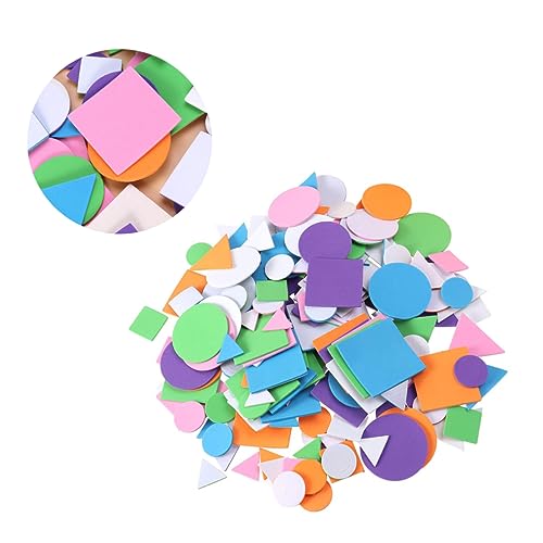 VANZACK 1250 Stück Eva Schaumstoff Sticker Selbstklebende Bunte Geometrische Formen DIY Bastelaufkleber für Schulprojekte VANZACK 1250 Stück Eva Schaumstoff Sticker Selbstklebende Bunte Geometrische Formen DIY Bastelaufkleber für Schulprojekte von VANZACK