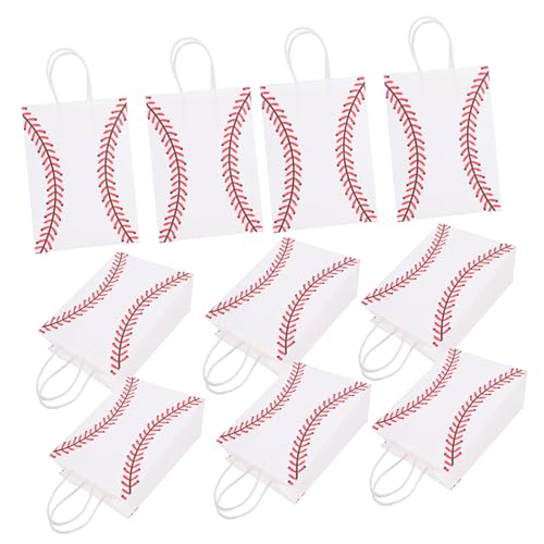 VANZACK 12Stücke Kraftpapier Geschenktüten Im Baseball Design Geschenkbeutel Für Partys Und Geburtstagsfeiern Robuste Papiergeschenktüten Für Süßigkeiten Und Mitgebsel VANZACK 12Stücke Kraftpapier Geschenktüten Im Baseball Design Geschenkbeutel Für Partys Und Geburtstagsfeiern Robuste Papiergeschenktüten Für Süßigkeiten Und Mitgebsel von VANZACK