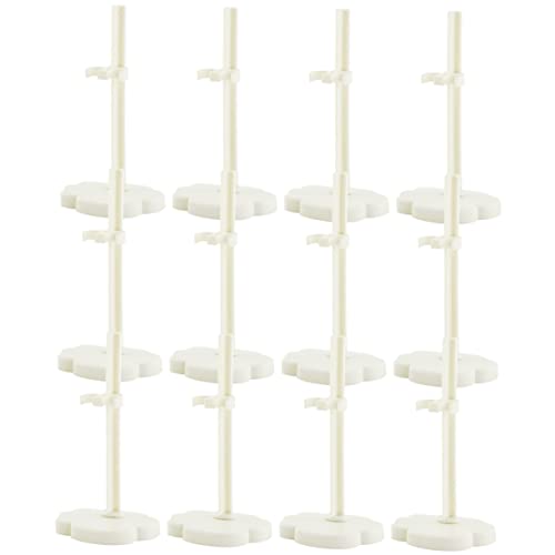 VANZACK 12Stücke Puppenständer Für Puppen Mini Figuren Halter Stabile Puppenstütze Für Organisation Von Puppensammlungen Und Ausstellungen von VANZACK