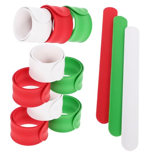 VANZACK 12Stücke Silikon Slap Armbänder Und Lustige Spielzeuge Für Kindergeburtstage Party Goodie Bag Füller Kreatives Kinderspielzeug von VANZACK