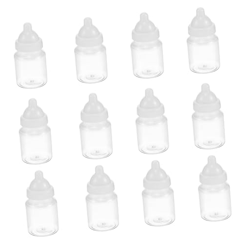 VANZACK 12Stücke Transparente Süßigkeiten Boxen Babyflaschen Form Für Babyparty Und Kindergeburtstag Wiederverwendbare Verpackungen Für Leckereien von VANZACK