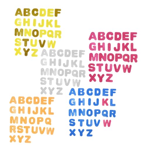 VANZACK 130 Stück Buchstaben Sticker Glitter Selbstklebend Eva Aufkleber DIY Basteln Kreativitätsfördernd Scrapbooking Dekoration VANZACK 130 Stück Buchstaben Sticker Glitter Selbstklebend Eva Aufkleber DIY Basteln Kreativitätsfördernd Scrapbooking Dekoration von VANZACK