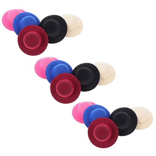 VANZACK 15Stücke Hüte Für Puppen Dekorative Miniaturhüte Zum Basteln Puppenhut Zubehör Für DIY Projekte Bunten Farben Für Puppendekoration Und Kreative Bastelideen von VANZACK
