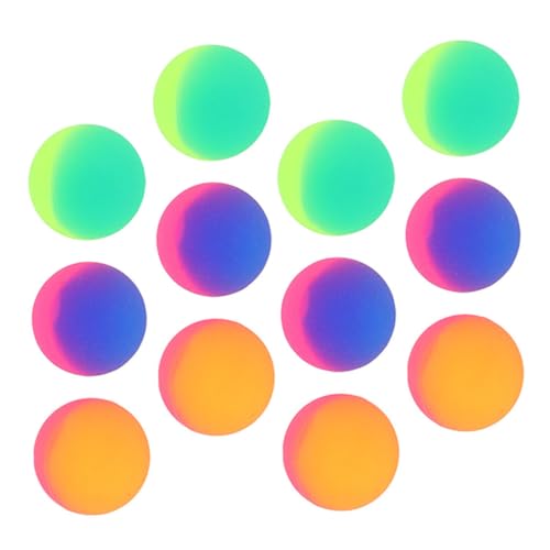 VANZACK 18 Stück Teiliges Bunte Gummibälle Elastische Sprungbälle für Kindergeburtstag Partygeschenke Klassenzimmerpreise Outdoor Spielspaß Robust und Vielseitig von VANZACK