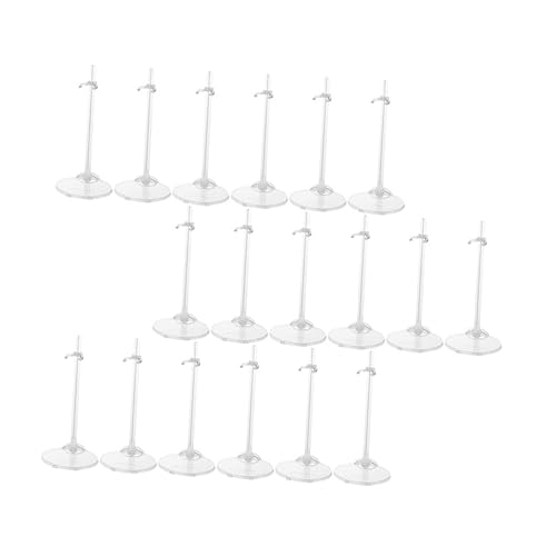 VANZACK 18Stücke Puppenständer Für Puppenfiguren Transparente Halterungen Für Stabilen Stand Für Puppen Displays Und Ausstellungen Puppen von VANZACK
