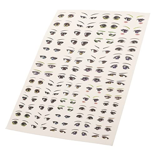 VANZACK 1Blatt Bogen DIY Augenaufkleber Selbstklebende Papieraugen für Animationspuppen und Formen Langlebig für Bastelprojekte und Dekoration VANZACK 1Blatt Bogen DIY Augenaufkleber Selbstklebende Papieraugen für Animationspuppen und Formen Langlebig für Bastelprojekte und Dekoration von VANZACK