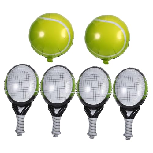 VANZACK 1Satz Aufblasbare Tennis Ballons Und Aluminium Folienballons Geburtstagsdekoration Für Tennis Partys Pastellfarben Requisiten Für Szenenlayout Und Feiern VANZACK 1Satz Aufblasbare Tennis Ballons Und Aluminium Folienballons Geburtstagsdekoration Für Tennis Partys Pastellfarben Requisiten Für Szenenlayout Und Feiern von VANZACK