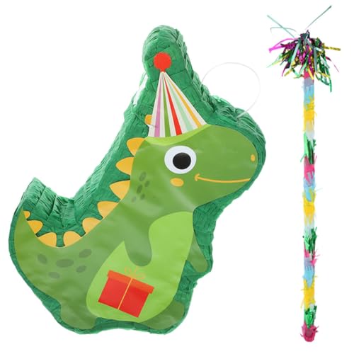 VANZACK 1Satz Dinosaurier Pinata Grüne Dino Pinata Mit Passenden Dekoration Für Geburtstagsfeiern Und Kinderpartys Süßigkeitenbehälter Dinosaurierform VANZACK 1Satz Dinosaurier Pinata Grüne Dino Pinata Mit Passenden Dekoration Für Geburtstagsfeiern Und Kinderpartys Süßigkeitenbehälter Dinosaurierform von VANZACK