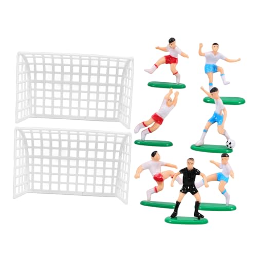 VANZACK 1Satz Fußball Kuchendekoration Tortendeko für Fußballgeburtstagsfeiern Fußball Szenenaufsätze Wiederverwendbar und Sicher aus Material für Events von VANZACK
