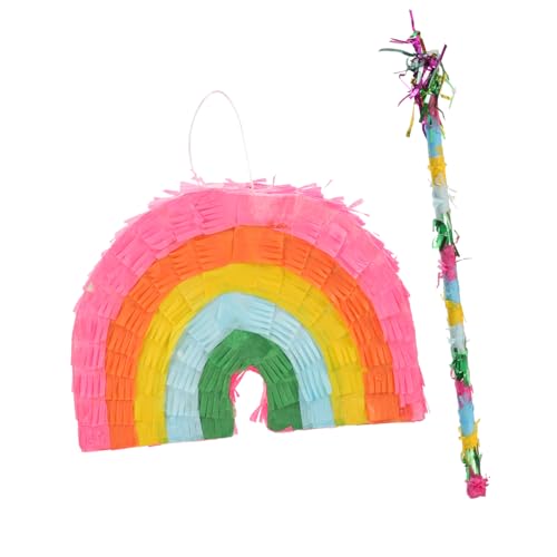 VANZACK 1Satz Regenbogen Pinata Mit Kindergeburtstag Party Dekoration Teiliges Für Geburtstagsparty Zubehör Und Partykrachmacher VANZACK 1Satz Regenbogen Pinata Mit Kindergeburtstag Party Dekoration Teiliges Für Geburtstagsparty Zubehör Und Partykrachmacher von VANZACK