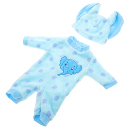 VANZACK 1Satz Wiederverwendbares Puppenkostüm Verschleißfestes Puppenpyjama Süße Und Kompakte Kleidung Für Reborn Babypuppen Mit Teiliges Outfit Für Puppen von VANZACK