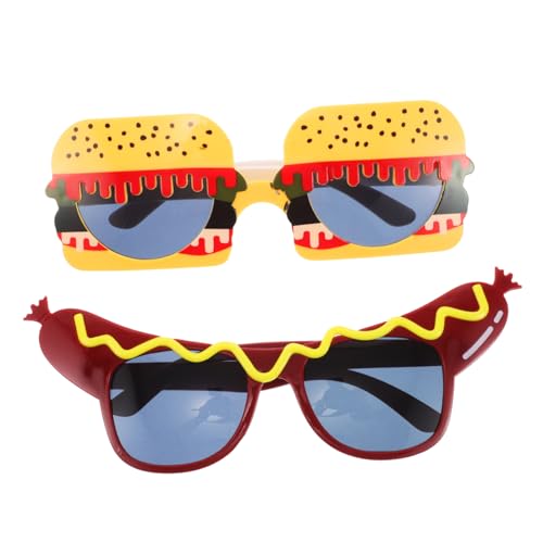 VANZACK 2 Stück Burger-dress-up-gläser Lustige Sonnenbrille Party-sonnenbrille Süße Sonnenbrille Neuheit Sonnenbrille Partygläser Dekorationen Brillen Für Das Festival Partyschmuck Plastik VANZACK 2 Stück Burger-dress-up-gläser Lustige Sonnenbrille Party-sonnenbrille Süße Sonnenbrille Neuheit Sonnenbrille Partygläser Dekorationen Brillen Für Das Festival Partyschmuck Plastik von VANZACK
