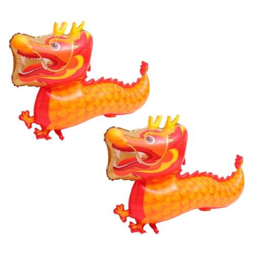 VANZACK 2 Stück Chinesische Drachen Luftballons aus Aluminiumfolie Langlebig Vielseitig für Indoor und Outdoor Dekoration für Neujahrsfest und Kindergeburtstag VANZACK 2 Stück Chinesische Drachen Luftballons aus Aluminiumfolie Langlebig Vielseitig für Indoor und Outdoor Dekoration für Neujahrsfest und Kindergeburtstag von VANZACK