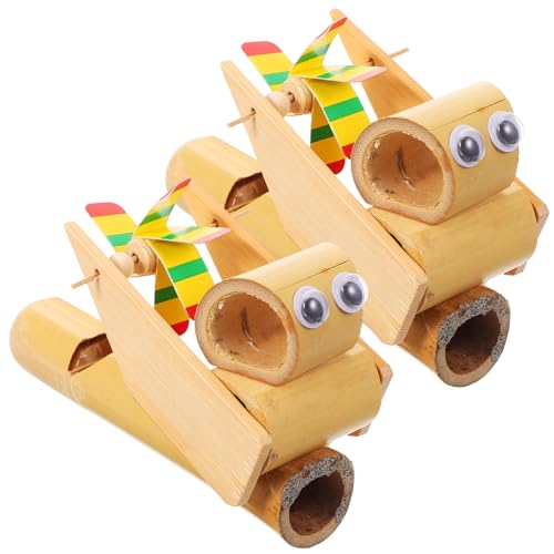 VANZACK 2 Stück Teiliges Bambus Pfeifenspielzeug für DIY Vogelpfeife mit Schönem Klang Ergonomisch Gestaltet Pädagogisches Musikinstrument Aufmerksamkeit und Musikalität von VANZACK