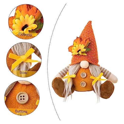 VANZACK 2 Stück Teiliges Herbstliche Niedliche Erntedank mit Sonnenblumen Dekoration Handgefertigte Festival Puppen für Tisch und Wohnraumdeko für Thanksgiving Party und Herbstfest VANZACK 2 Stück Teiliges Herbstliche Niedliche Erntedank mit Sonnenblumen Dekoration Handgefertigte Festival Puppen für Tisch und Wohnraumdeko für Thanksgiving Party und Herbstfest von VANZACK
