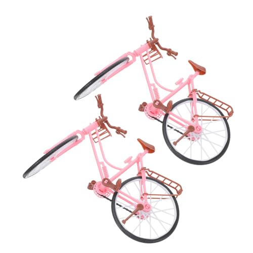 VANZACK 2 Stück Teiliges Rosa Fahrrad Ornament Kreative Deko für Zimmer und Schreibtisch Detailreiche Miniatur Fahrrad Modelle Stilvolle und Bürodekoration Perfektes für Radfahrer und VANZACK 2 Stück Teiliges Rosa Fahrrad Ornament Kreative Deko für Zimmer und Schreibtisch Detailreiche Miniatur Fahrrad Modelle Stilvolle und Bürodekoration Perfektes für Radfahrer und von VANZACK