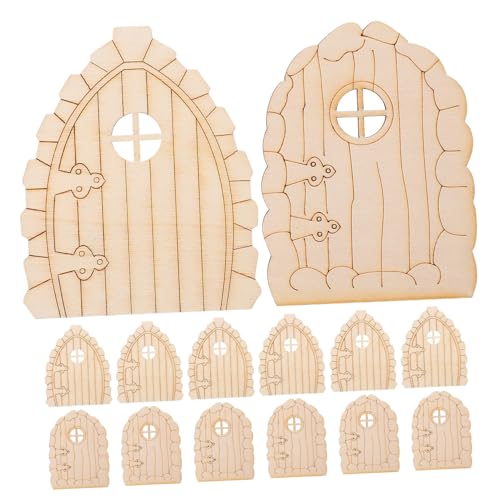 VANZACK 20 Stück Holz Unbemalte Türen für Diy Dekoration im Garten Gestaltung für Miniaturgärten Robustes Holz für Innen und Außenbereich VANZACK 20 Stück Holz Unbemalte Türen für Diy Dekoration im Garten Gestaltung für Miniaturgärten Robustes Holz für Innen und Außenbereich von VANZACK