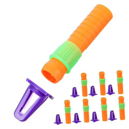 VANZACK 20 Stück Teiliges Crayon Extender aus Robustem Kunststoff Langlebiger Stifthalter mit Ergonomischem Griff Leicht und Tragbar für Schule und Malatelier zur Verlängerung von von VANZACK