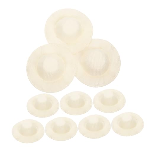 VANZACK 20 Stück Teiliges Mini Strohhut aus Kleine Hüte zum Basteln DIY Puppenhut Zubehör für Miniatur Puppenhäuser Handbemalbar Vielseitig Einsetzbar als Haarschmuck und Dekoration VANZACK 20 Stück Teiliges Mini Strohhut aus Kleine Hüte zum Basteln DIY Puppenhut Zubehör für Miniatur Puppenhäuser Handbemalbar Vielseitig Einsetzbar als Haarschmuck und Dekoration von VANZACK