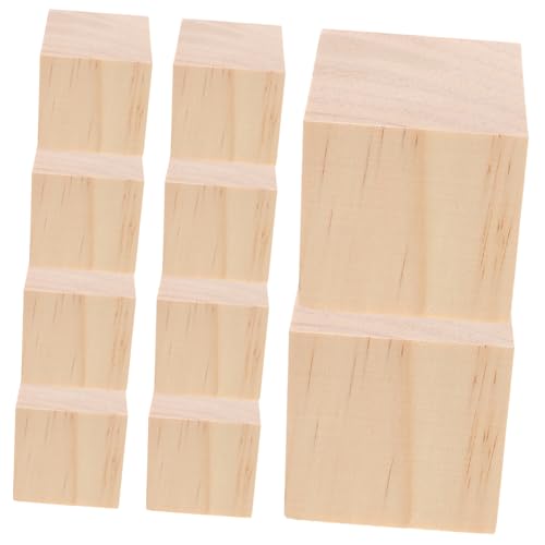 VANZACK 20 Stück Unlackierte Holzblöcke für Blanko Bastelwürfel für Malen und Vorschulbildung für Familienaktivitäten und DIY Projekte VANZACK 20 Stück Unlackierte Holzblöcke für Blanko Bastelwürfel für Malen und Vorschulbildung für Familienaktivitäten und DIY Projekte von VANZACK